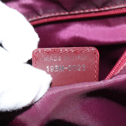 Christian Dior Trotteur Tote Bag Canvas, RED, CANVAS, Tote bag