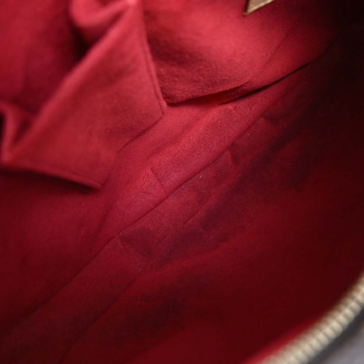 Louis Vuitton Croissant Handbag Monogram Canvas, BROWN, CANVAS, Handbag