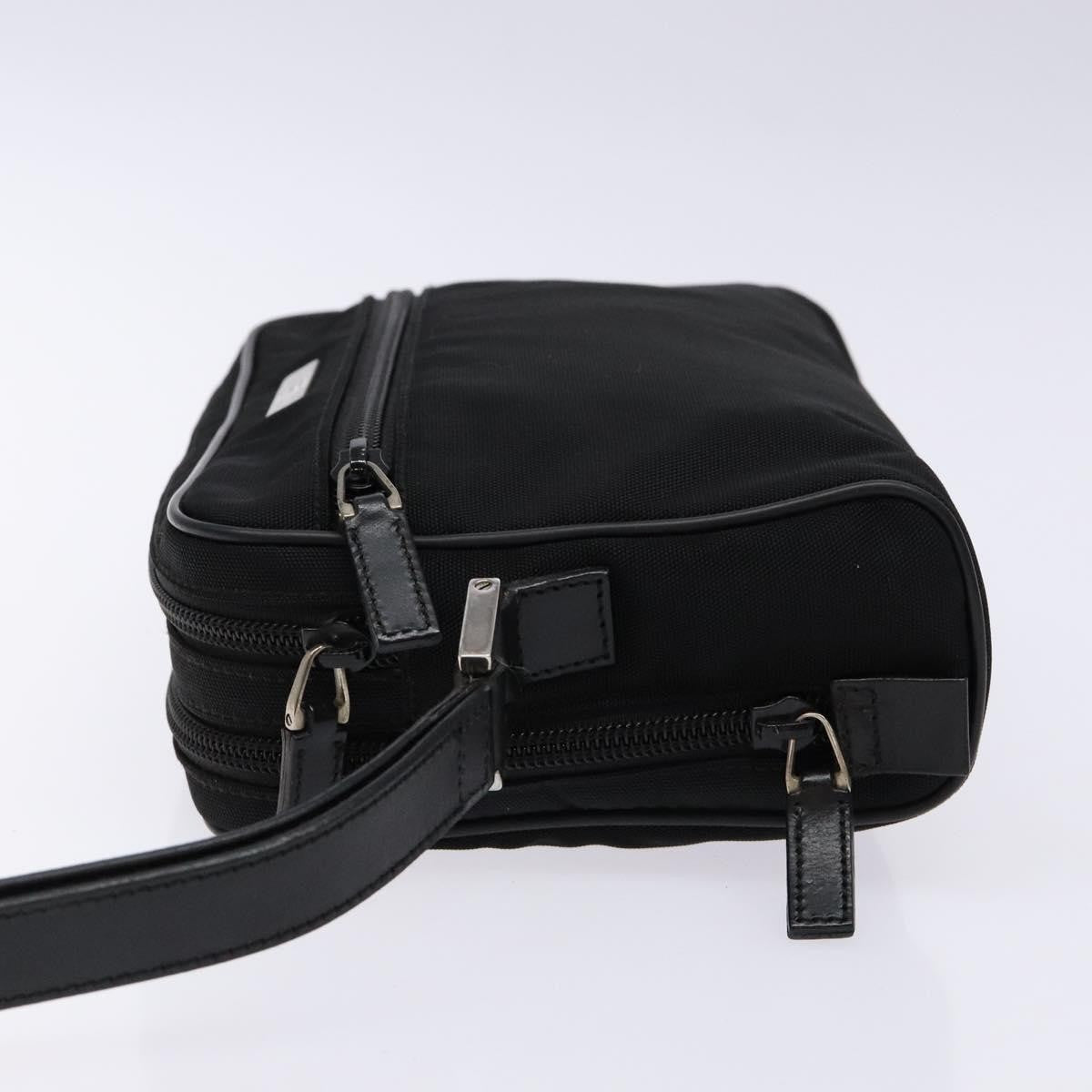 Gucci Pochette Nylon, BLACK, NYLON, Clutche & pouche