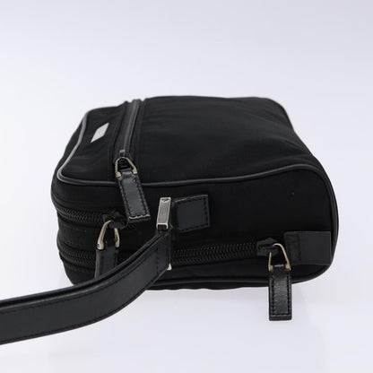 Gucci Pochette Nylon, BLACK, NYLON, Clutche & pouche