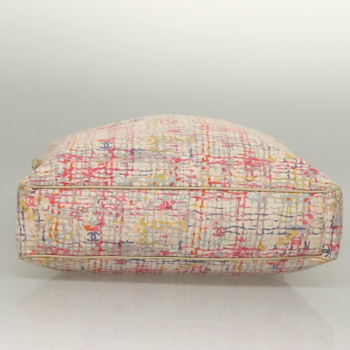 Chanel Vintage CC clover tote Canvas, PINK, CANVAS, Tote bag