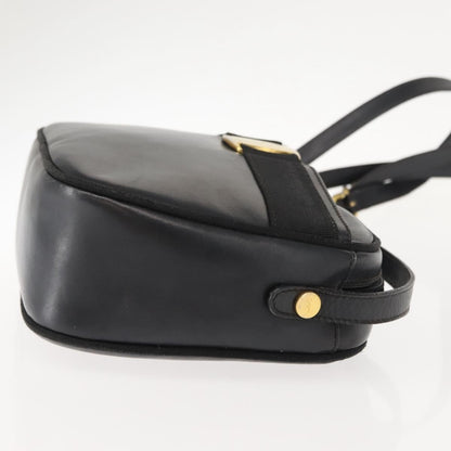 Salvatore Ferragamo Vala Shoulder Bag Leather, BLACK, LEATHER, Shoulder bag