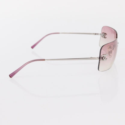 Chanel Logo CC Sunglasses Metal, PINK, METAL, Sunglasse
