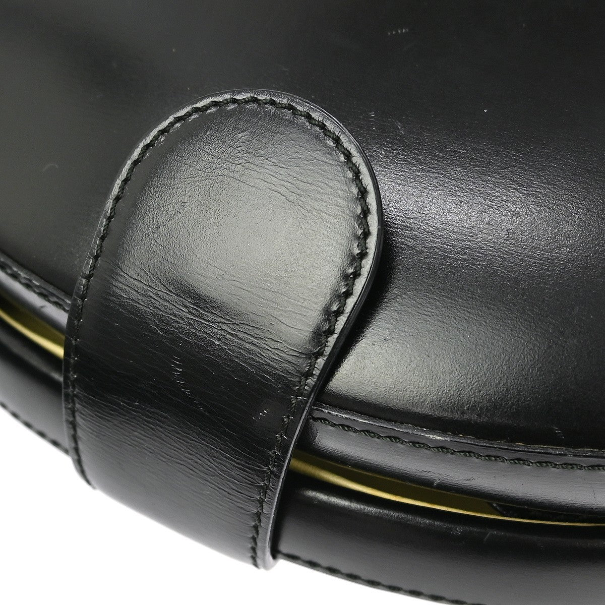 Loewe Anagram handbag Leather, BLACK, LEATHER, Handbag