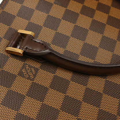 Louis Vuitton Venice Sac Plat Bag Damier, BROWN, CANVAS, Tote bag
