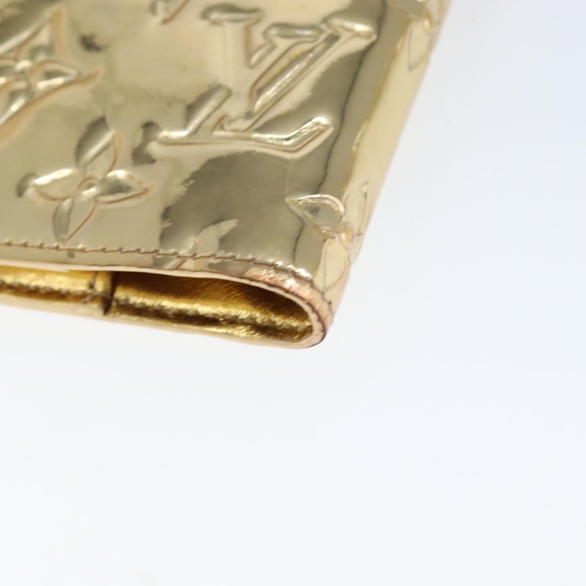 Louis Vuitton Agenda Cover Patent Leather, GOLD, PATENT_LEATHER, Wallets