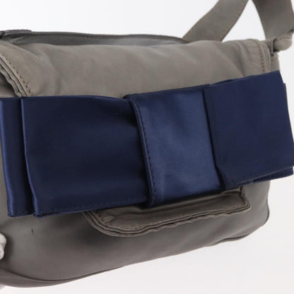 Chloe Vintage Flap shoulder bag Leather, GRAY, LEATHER, Shoulder bag