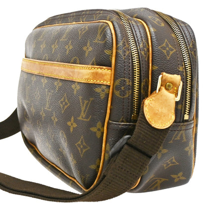 Louis Vuitton Reporter Bag Monogram Canvas, BROWN, CANVAS, Shoulder bag