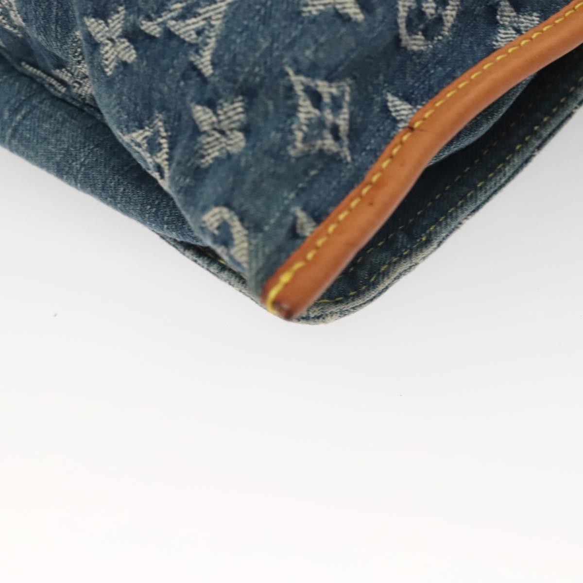 Louis Vuitton Baggy grand modèle Denim, BLUE, DENIM_JEANS, Handbag