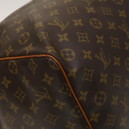 Louis Vuitton Keepall Bag Monogram Canvas, BROWN, CANVAS, Travel bag