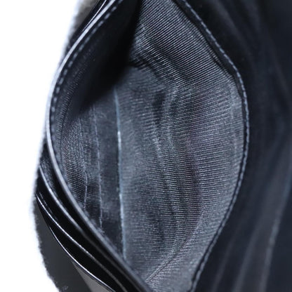 Salvatore Ferragamo Gancini Flap Wallet Leather, BLACK, LEATHER, Wallets