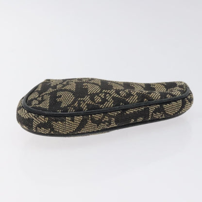 Christian Dior Saddle coin purse Trotter canvas, BLACK, CANVAS, Wallets