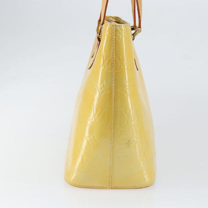 Louis Vuitton Houston Handbag Monogram Vernis, YELLOW, PATENT_LEATHER, Tote bag