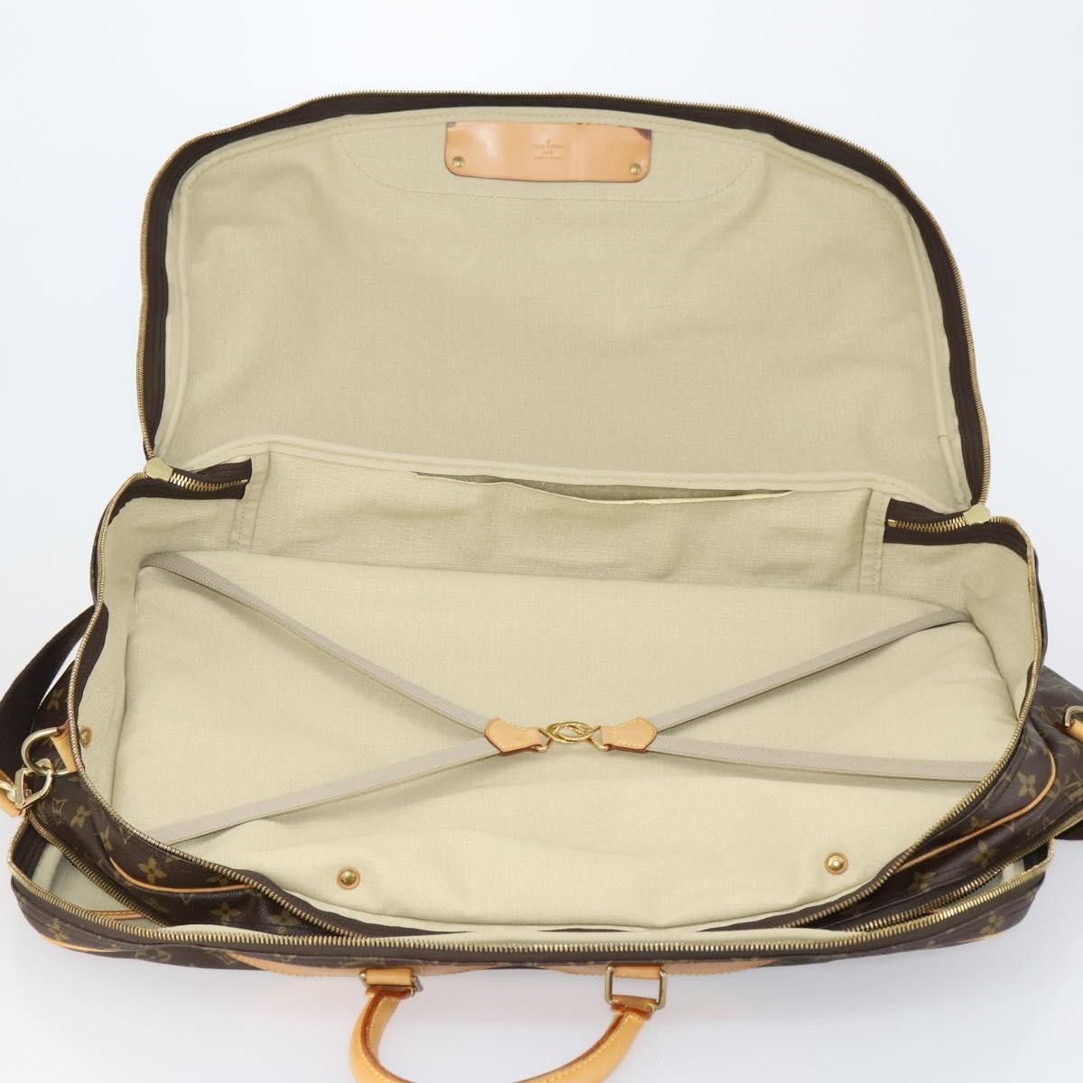 Louis Vuitton Alize Bag Monogram Canvas, BROWN, CANVAS, Travel bag