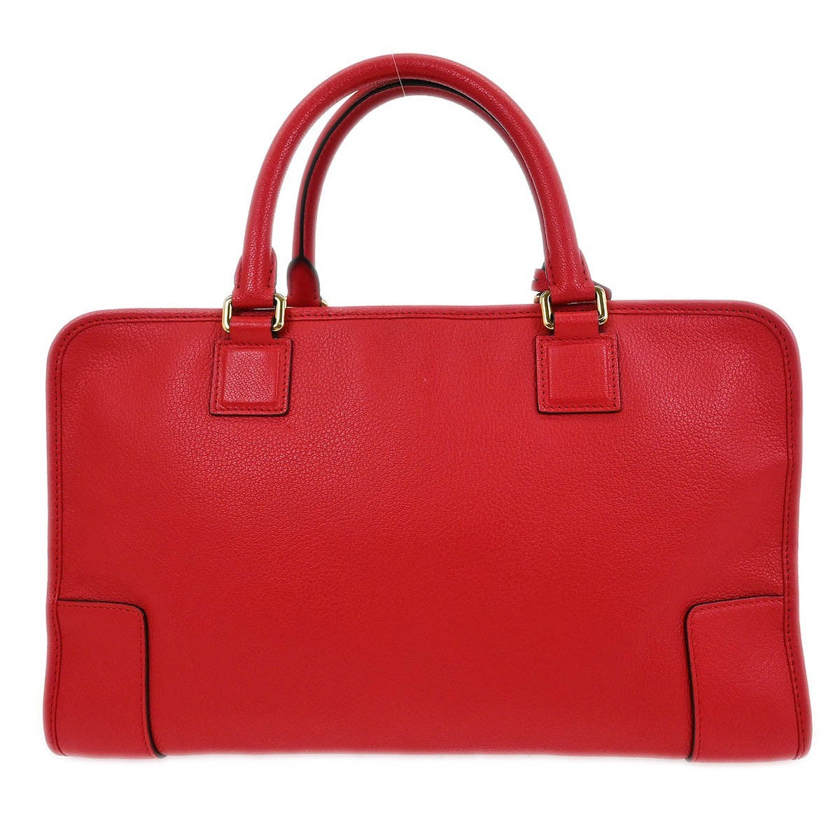 Loewe Amazona Bag Leather, RED, LEATHER, Handbag