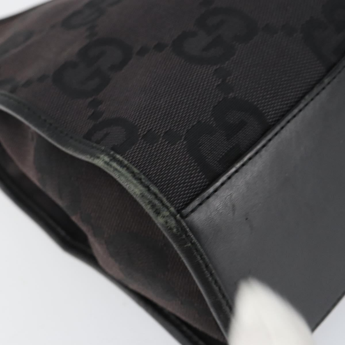 Gucci Vintage Jackie Handbag Canvas, BLACK, CANVAS, Handbag