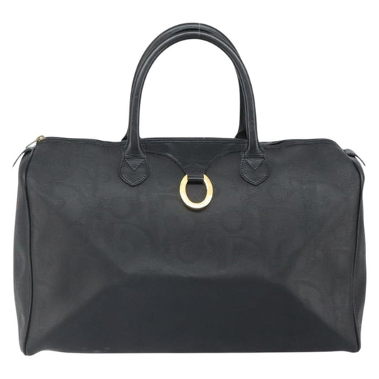 Christian Dior Vintage Trotter Boston Bag Canvas, BLACK, CANVAS, Travel bag