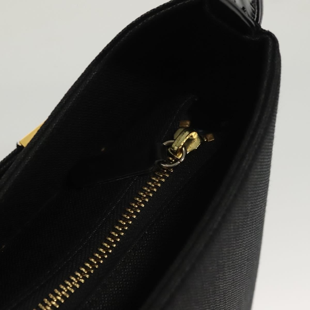 Givenchy Vintage 4G shoulder bag Leather, BLACK, CANVAS, Shoulder bag
