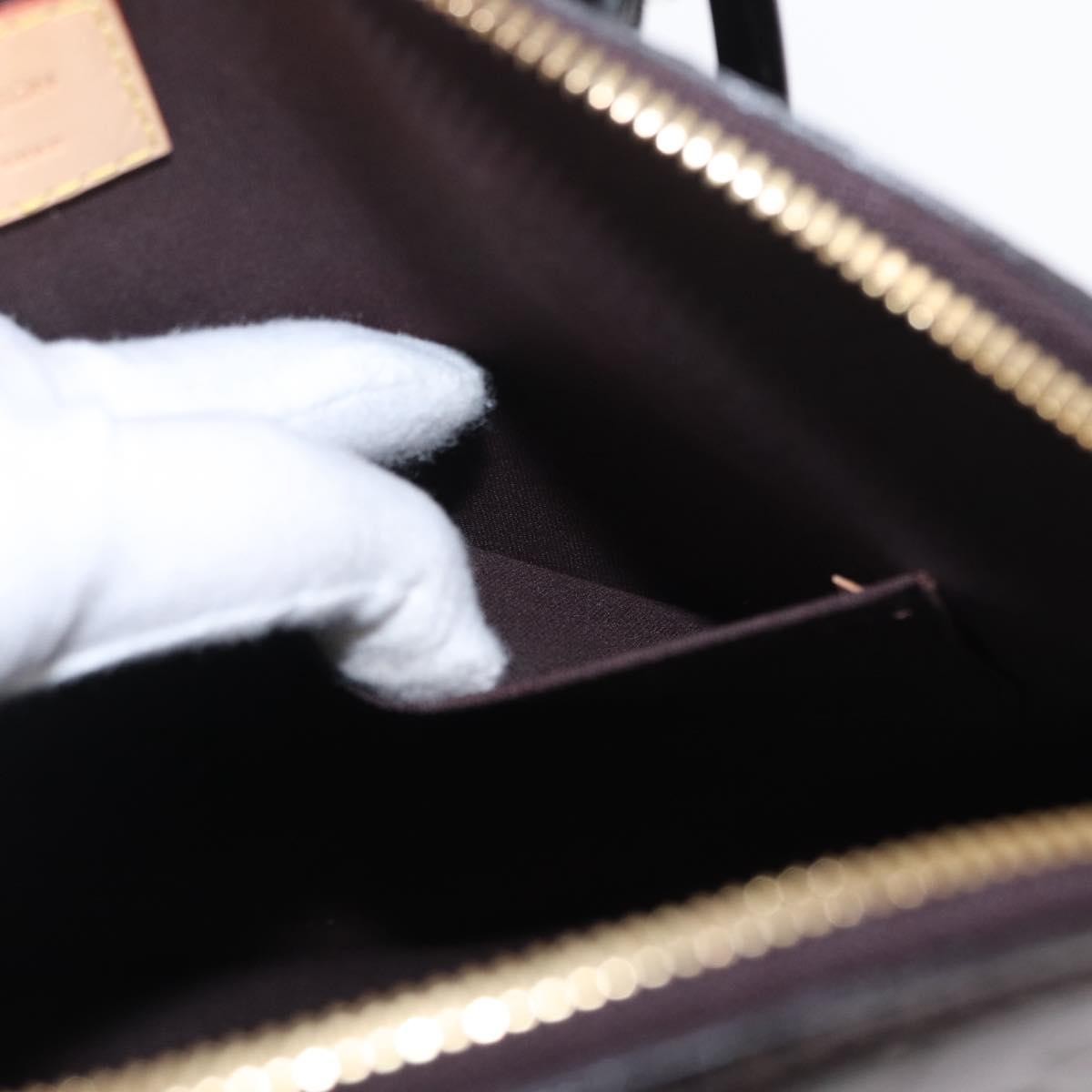 Louis Vuitton Alma Handbag Monogram Vernis, BURGUNDY, PATENT_LEATHER, Handbag