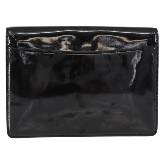 Celine Clutch Bag ENAMEL, BLACK, PATENT_LEATHER, Clutche & pouche