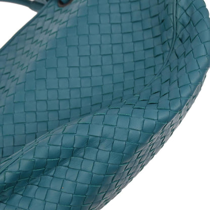 Bottega Veneta Open Shopping Tote Intrecciato Nappa, GREEN, LEATHER, Tote bag