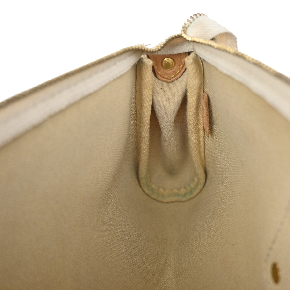 Louis Vuitton Eva Handbag Damier, WHITE, CANVAS, Handbag