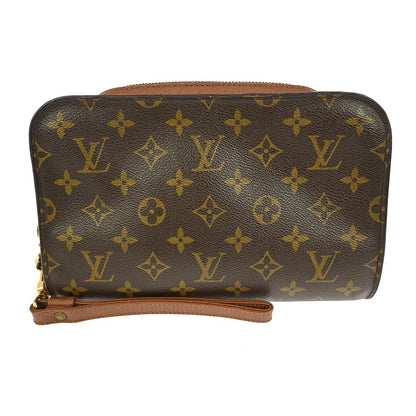 Louis Vuitton Pochette Orsay Monogram Canvas, BROWN, CANVAS, Clutche & pouche
