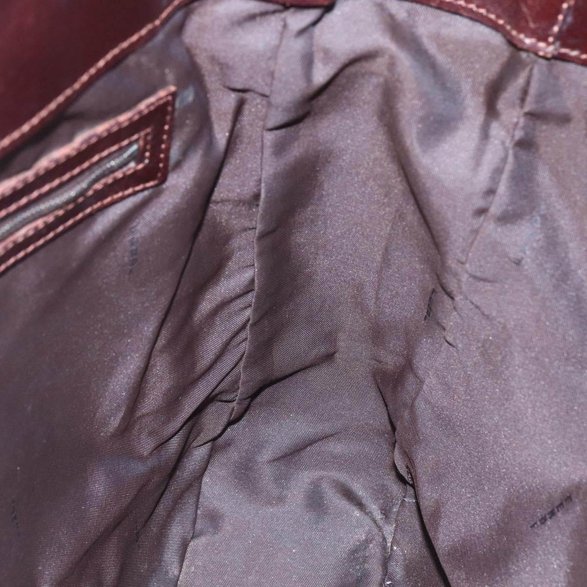 Fendi Vintage Open Tote Zucca Canvas with Leather, BLACK, CANVAS, Tote bag