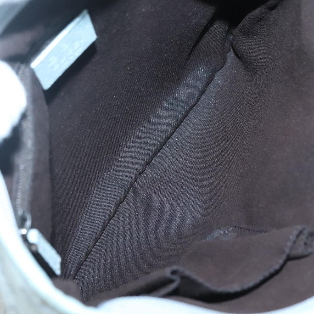 Gucci Vintage Flat Messenger Bag GG Canvas, BLUE, CANVAS, Shoulder bag