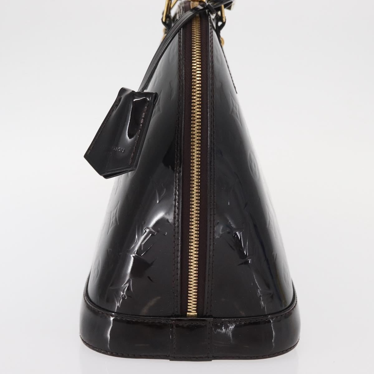 Louis Vuitton Alma Handbag Patent Leather, PURPLE, PATENT_LEATHER, Handbag