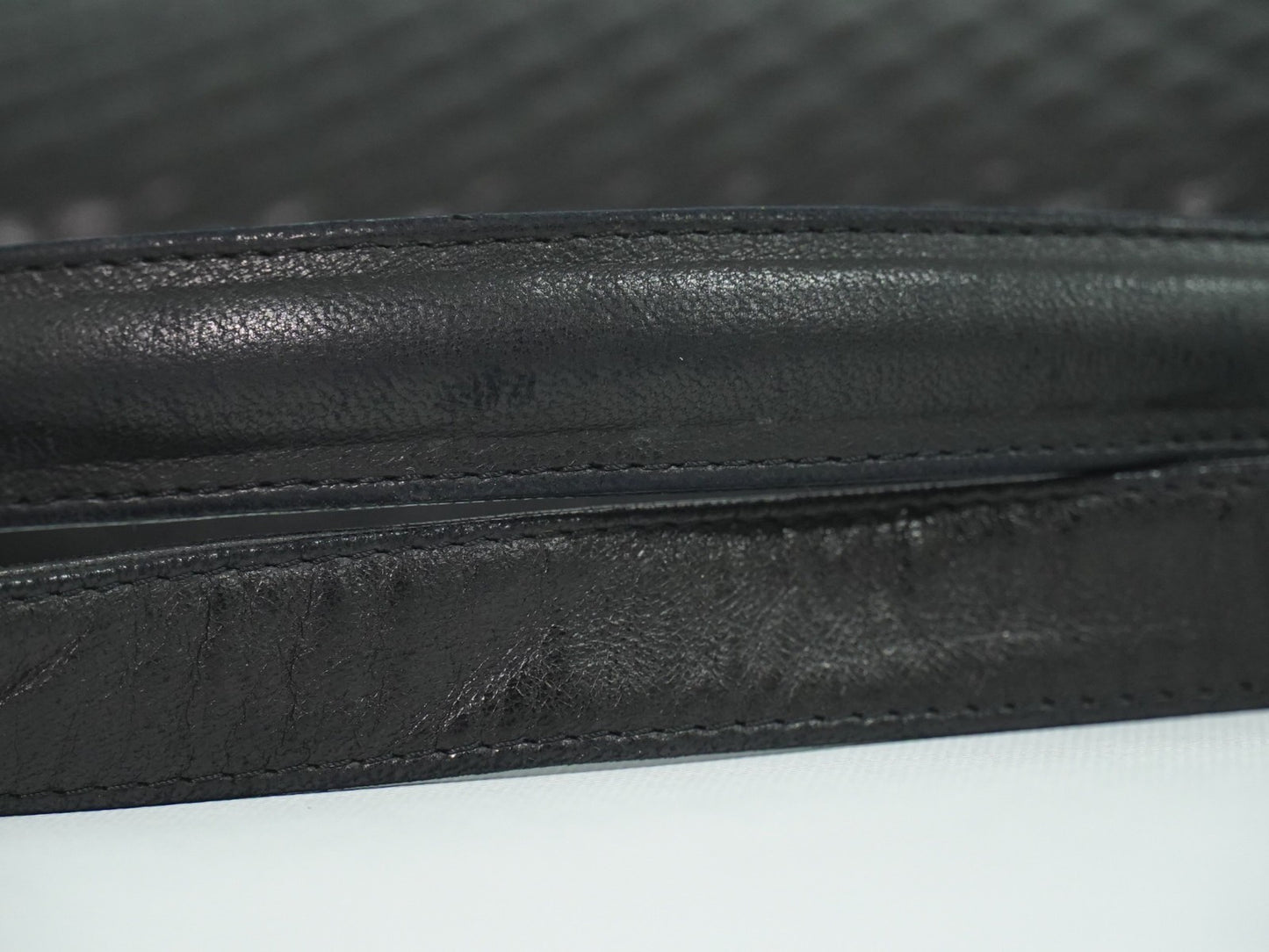 Bally Vintage Handbag Quilted Leather, BLACK, LEATHER, Handbag