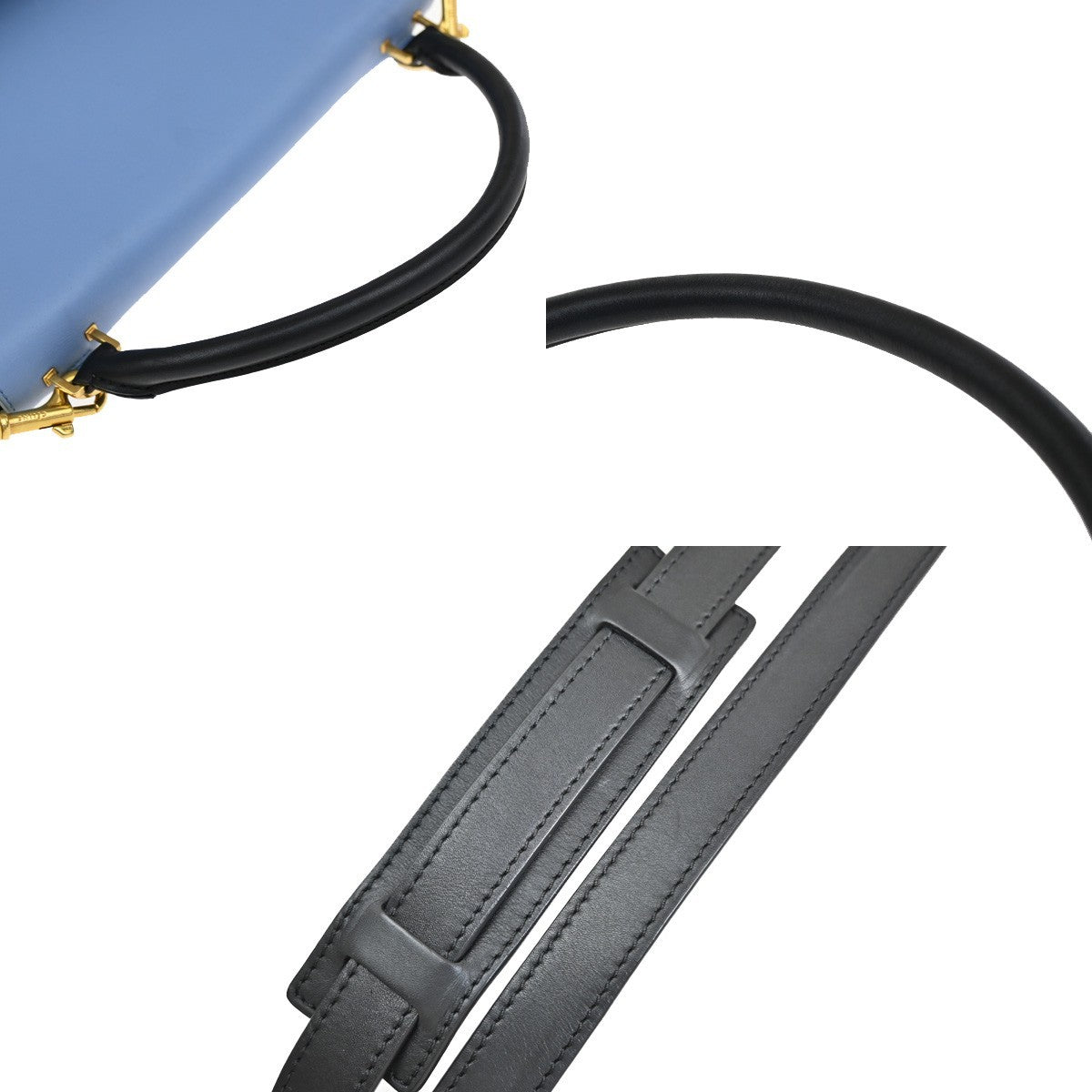 Celine Tricolor Trapeze Bag Leather, MULTICOLOUR, LEATHER, Handbag