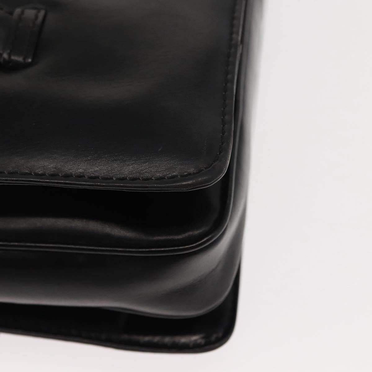 Loewe Anagram handbag Leather, BLACK, LEATHER, Handbag