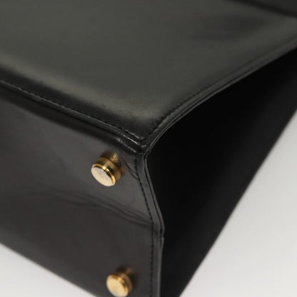 Salvatore Ferragamo Convertible Vara Bow Tote Leather, BLACK, LEATHER, Handbag