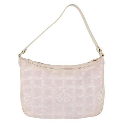 Chanel Travel Line Zip Hobo Nylon, PINK, NYLON, Handbag