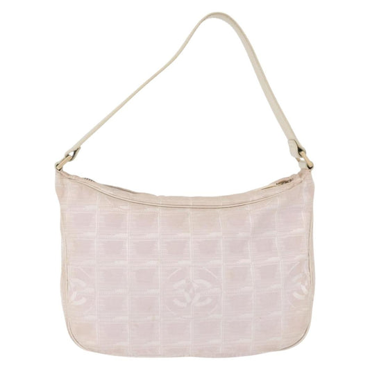 Chanel Travel Line Zip Hobo Nylon, PINK, NYLON, Handbag