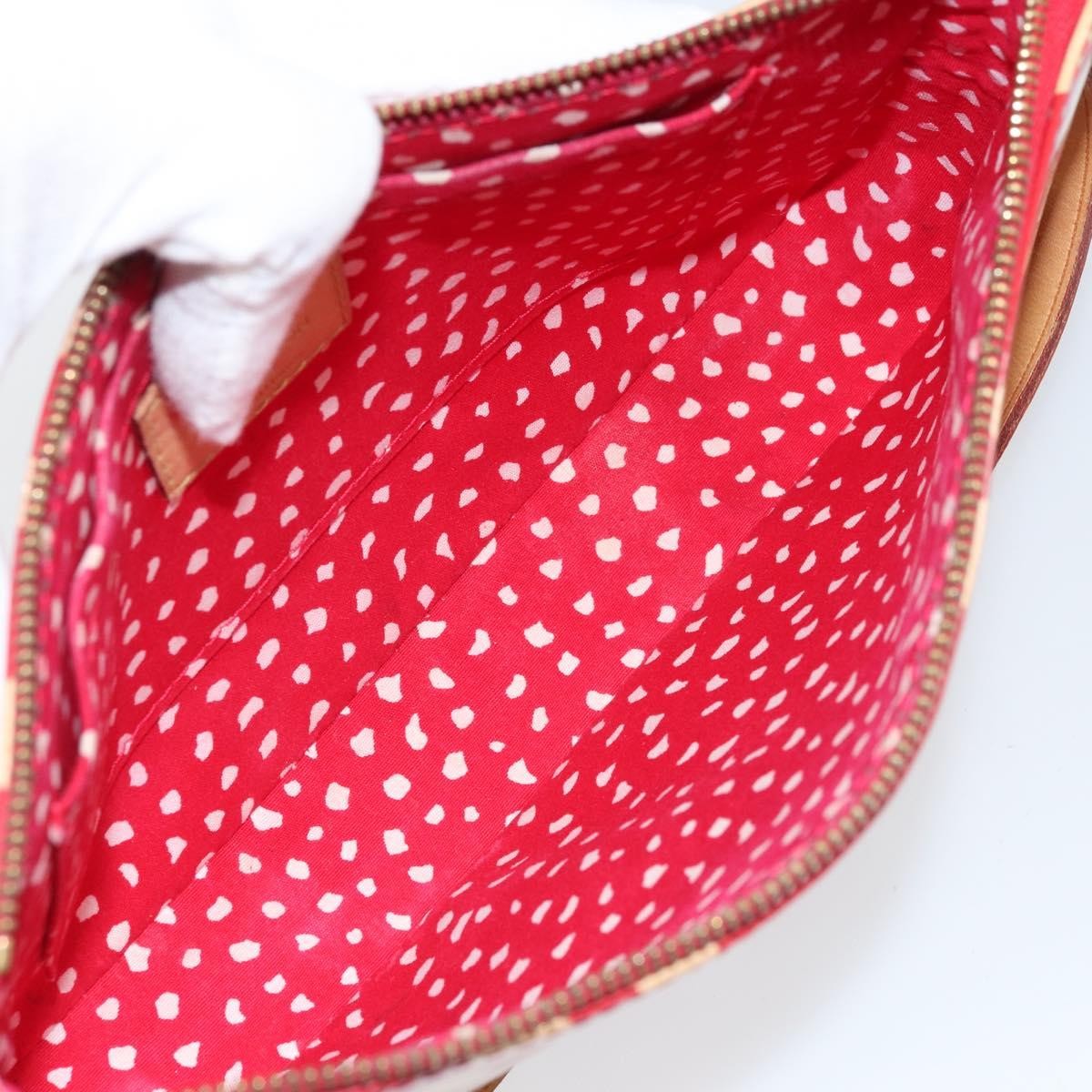 Louis Vuitton Pochette Accessoires NM Kusama Infinity Dots Monogram Vernis, RED, PATENT_LEATHER, Clutche & pouche