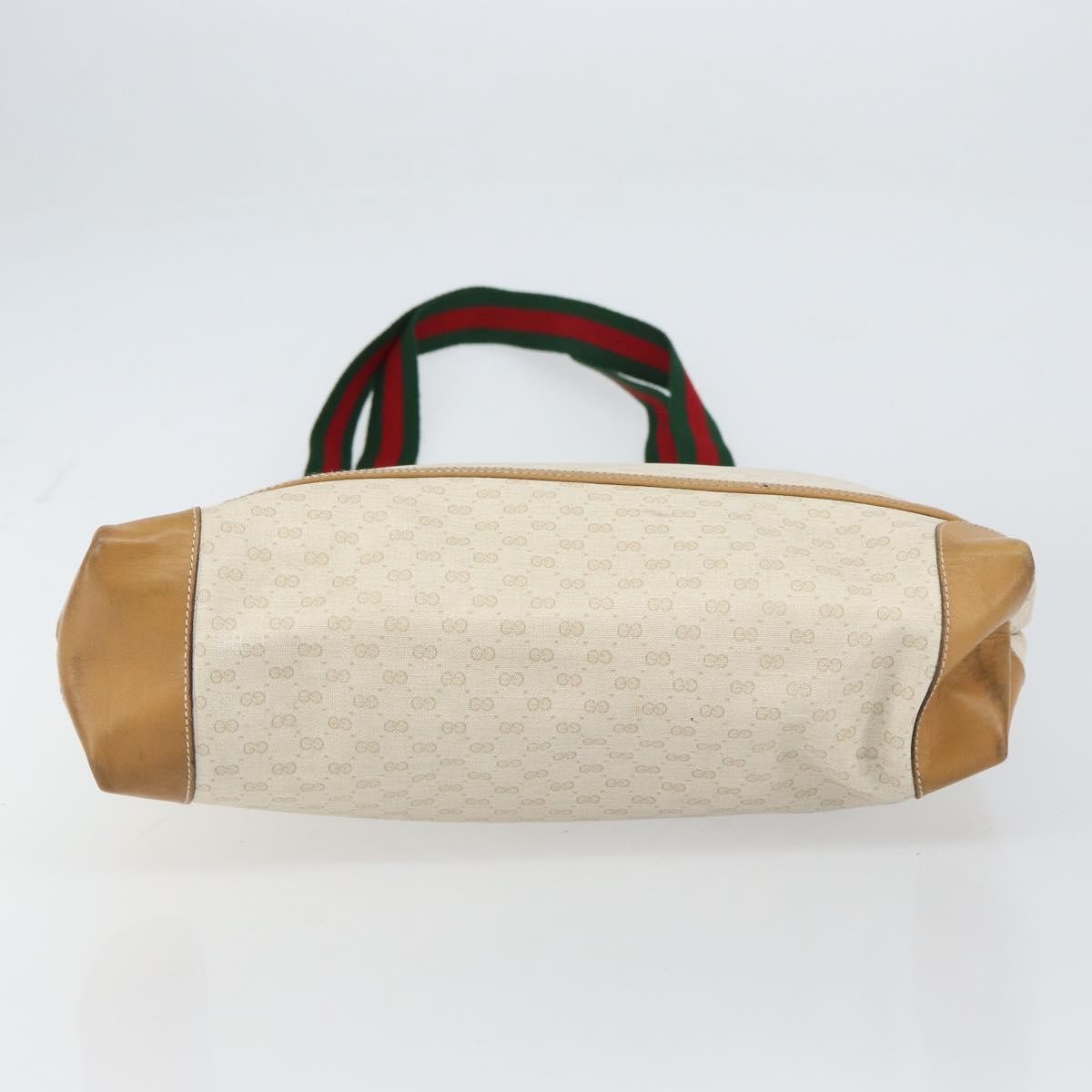 Gucci Vintage tote Canvas, WHITE, PVC, Tote bag