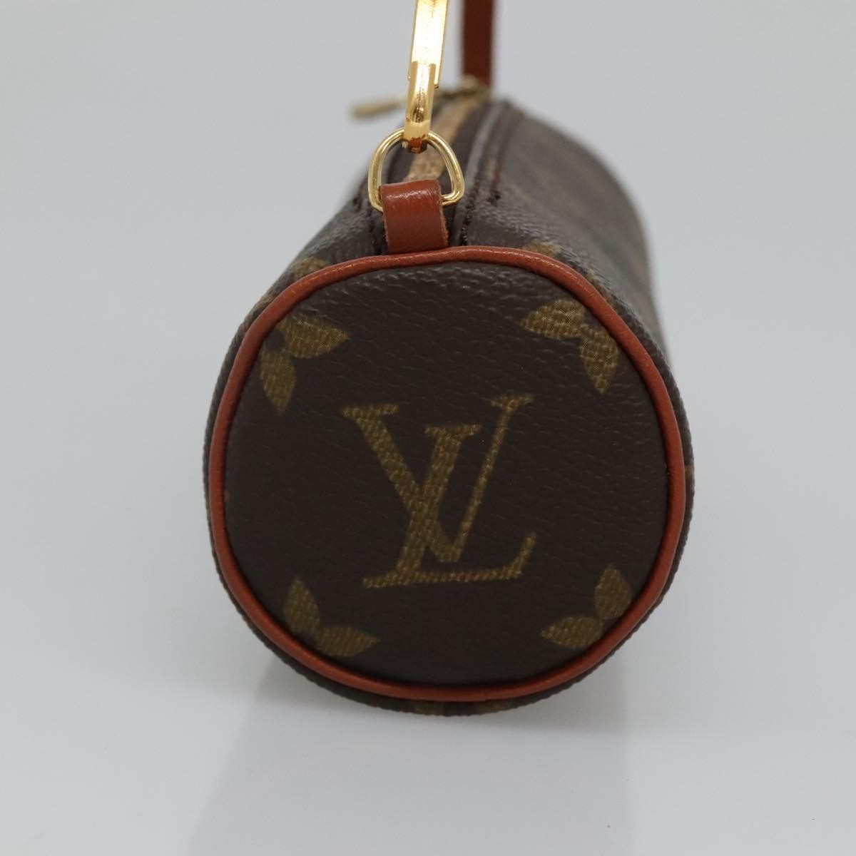 Louis Vuitton Papillon Pochette Monogram Canvas, BROWN, CANVAS, Clutche & pouche