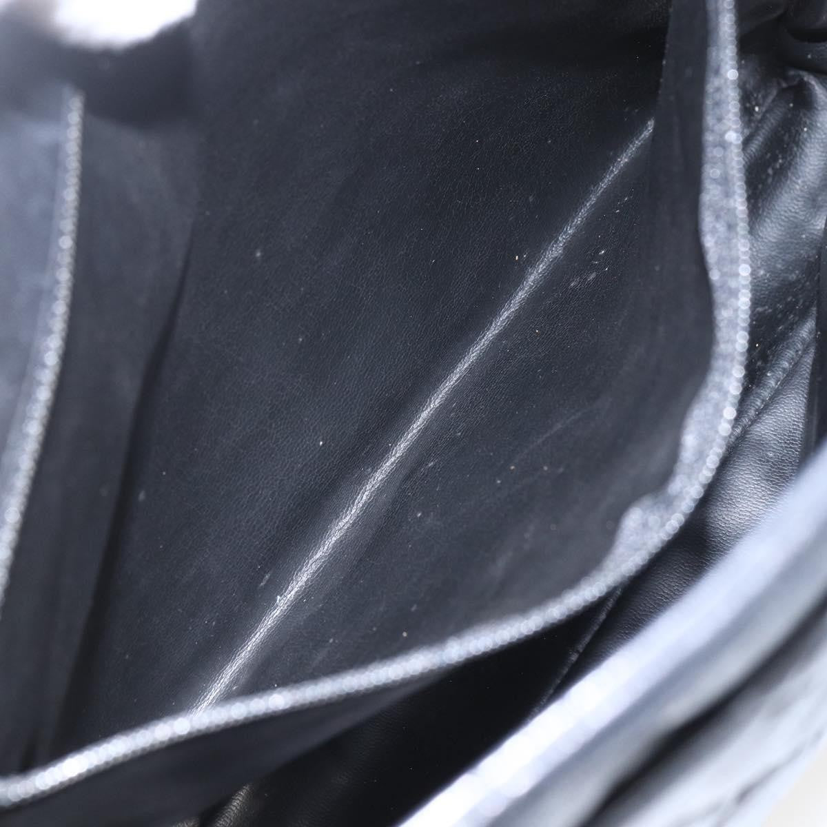 Chanel Vintage Shopping Tote Quilted Lambskin, BLACK, LEATHER, Tote bag