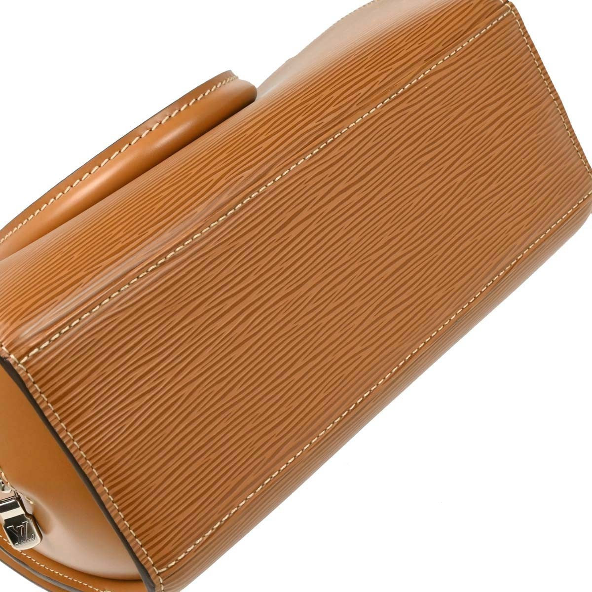 Louis Vuitton Pont Neuf Handbag Epi Leather, BROWN, LEATHER, Handbag