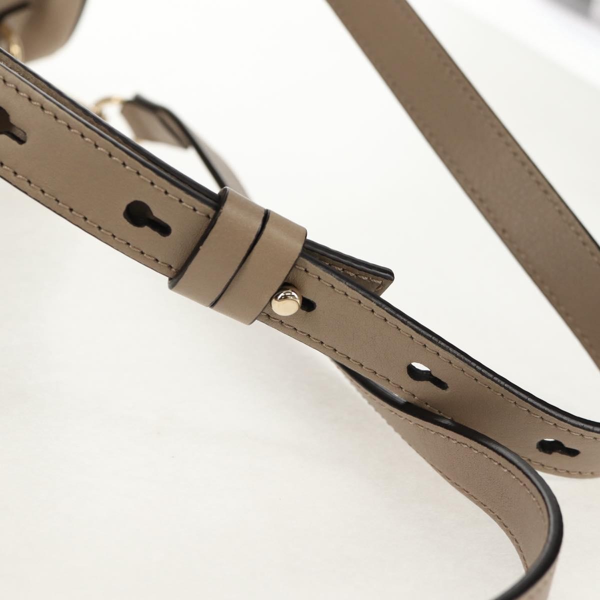 Chloe Faye Backpack Leather and Suede, BEIGE, LEATHER, Backpack