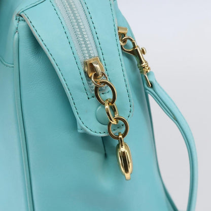 Christian Dior Vintage Handbag Leather, BLUE, LEATHER, Handbag