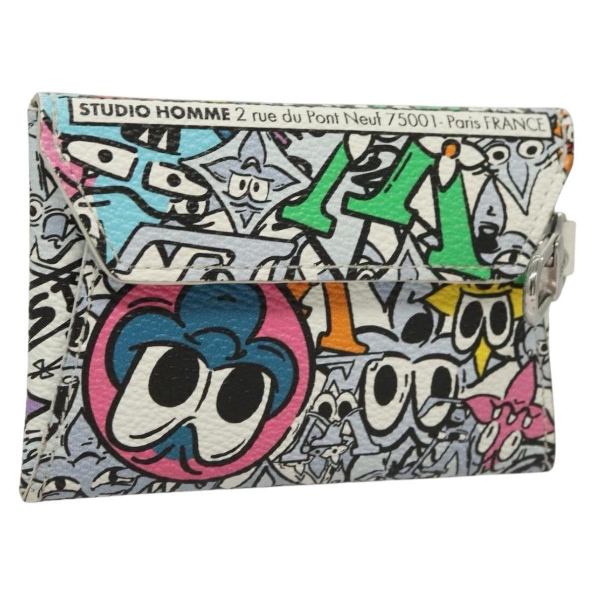 Louis Vuitton Trio Enveloppe Pouch Limited Edition Monogram Comics Canvas, MULTICOLOUR, CANVAS, Clutche & pouche