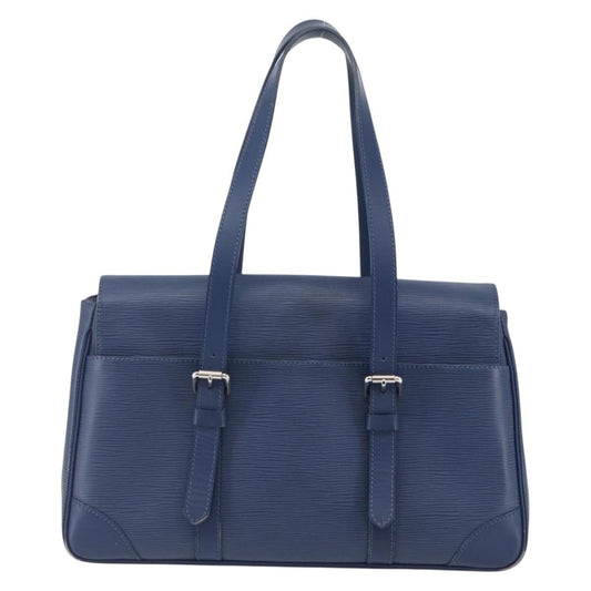 Louis Vuitton Segur Handbag Epi Leather, BLUE, LEATHER, Handbag