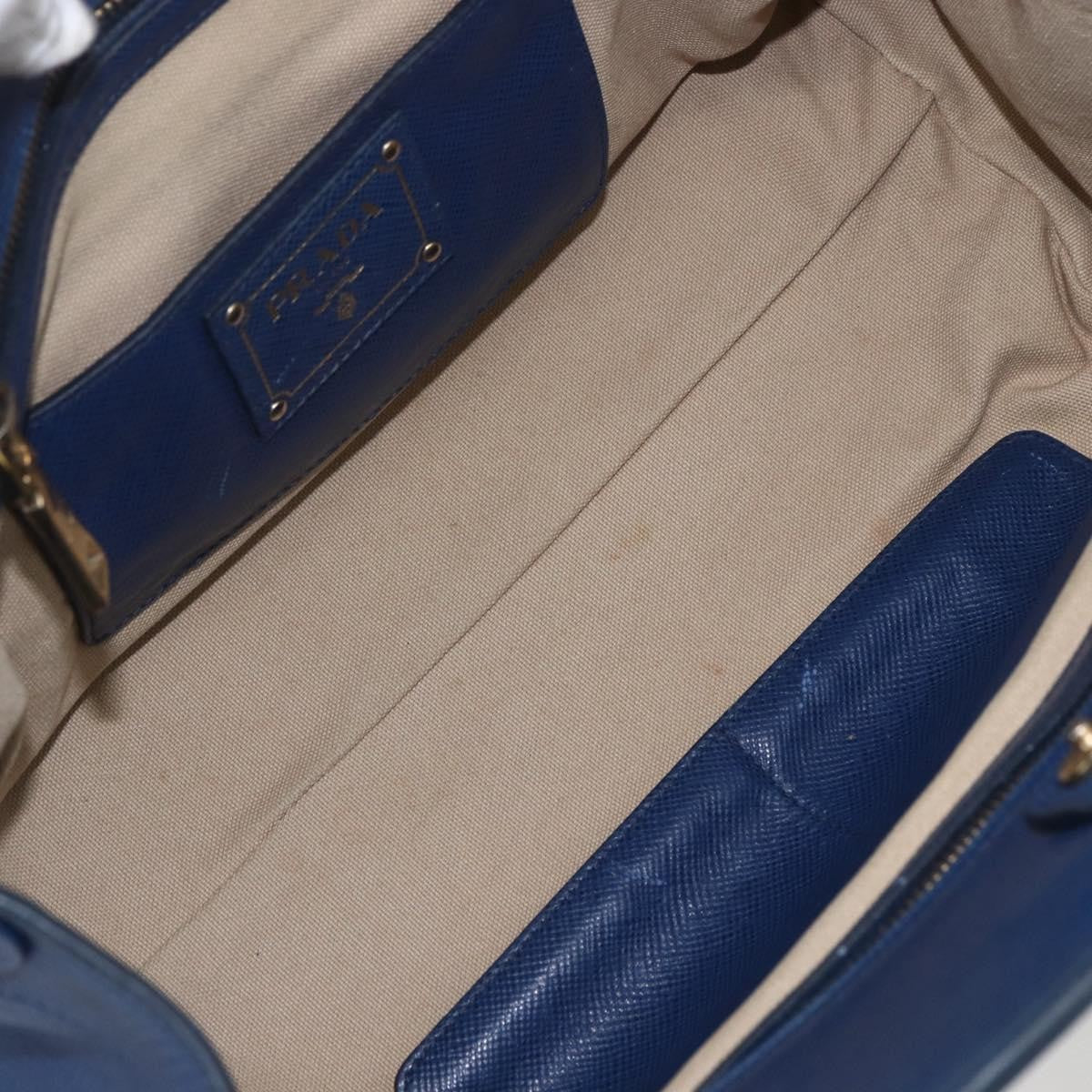 Prada Cuir Frame Convertible Tote Canvas and Saffiano Leather, BEIGE, CANVAS, Tote bag