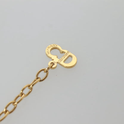 Christian Dior CD Pendant Necklace Gold-plated, GOLD, METAL, Necklace