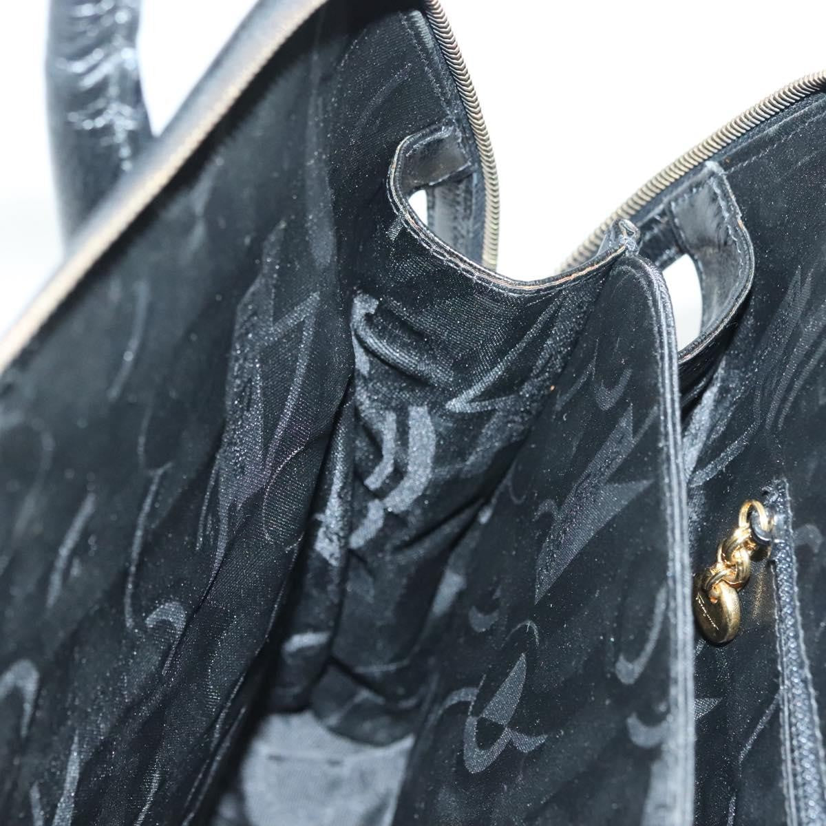 Salvatore Ferragamo Convertible Dome Gancini Leather, BLACK, LEATHER, Handbag