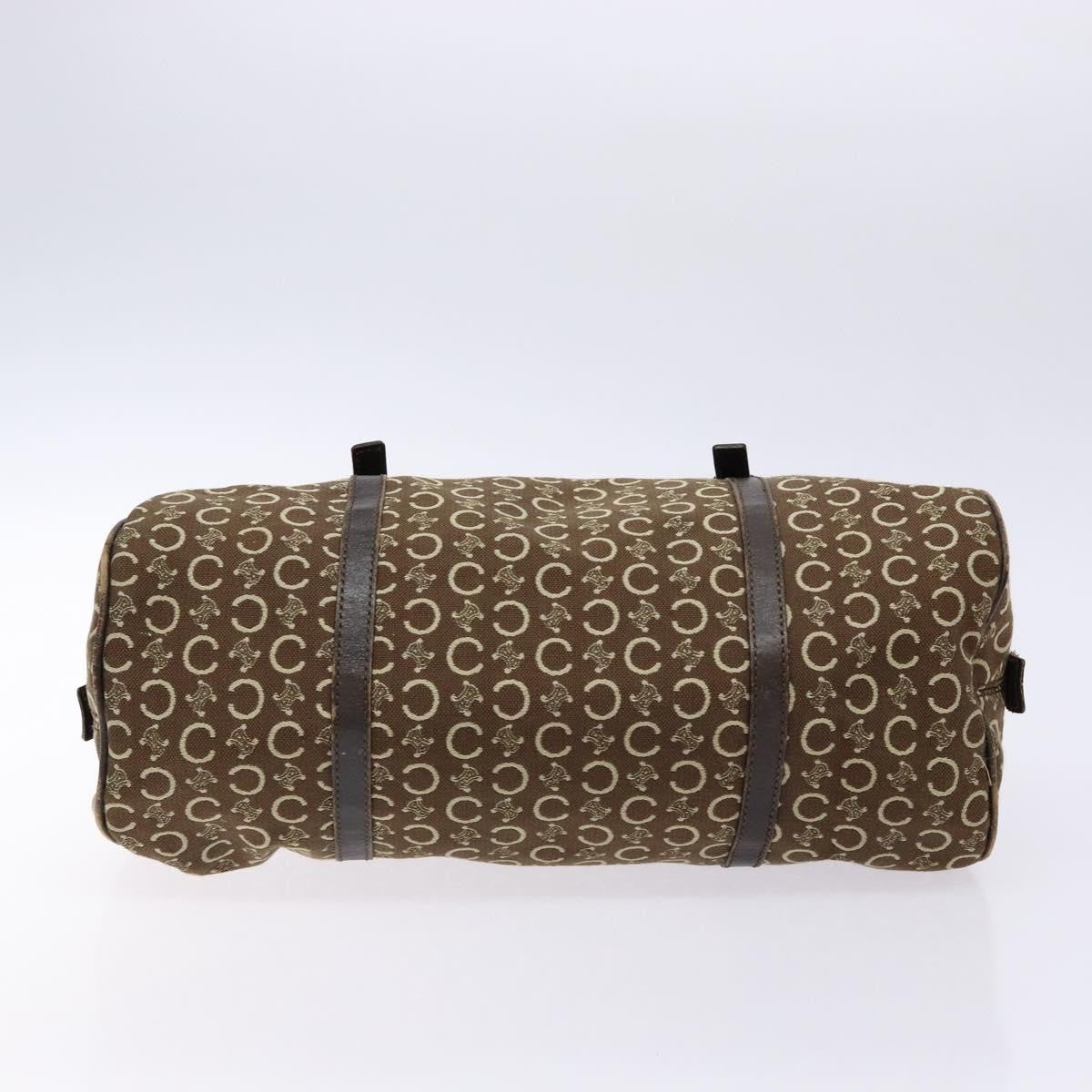 Celine Vintage Macadam Handbag Macadam, BROWN, CANVAS, Handbag