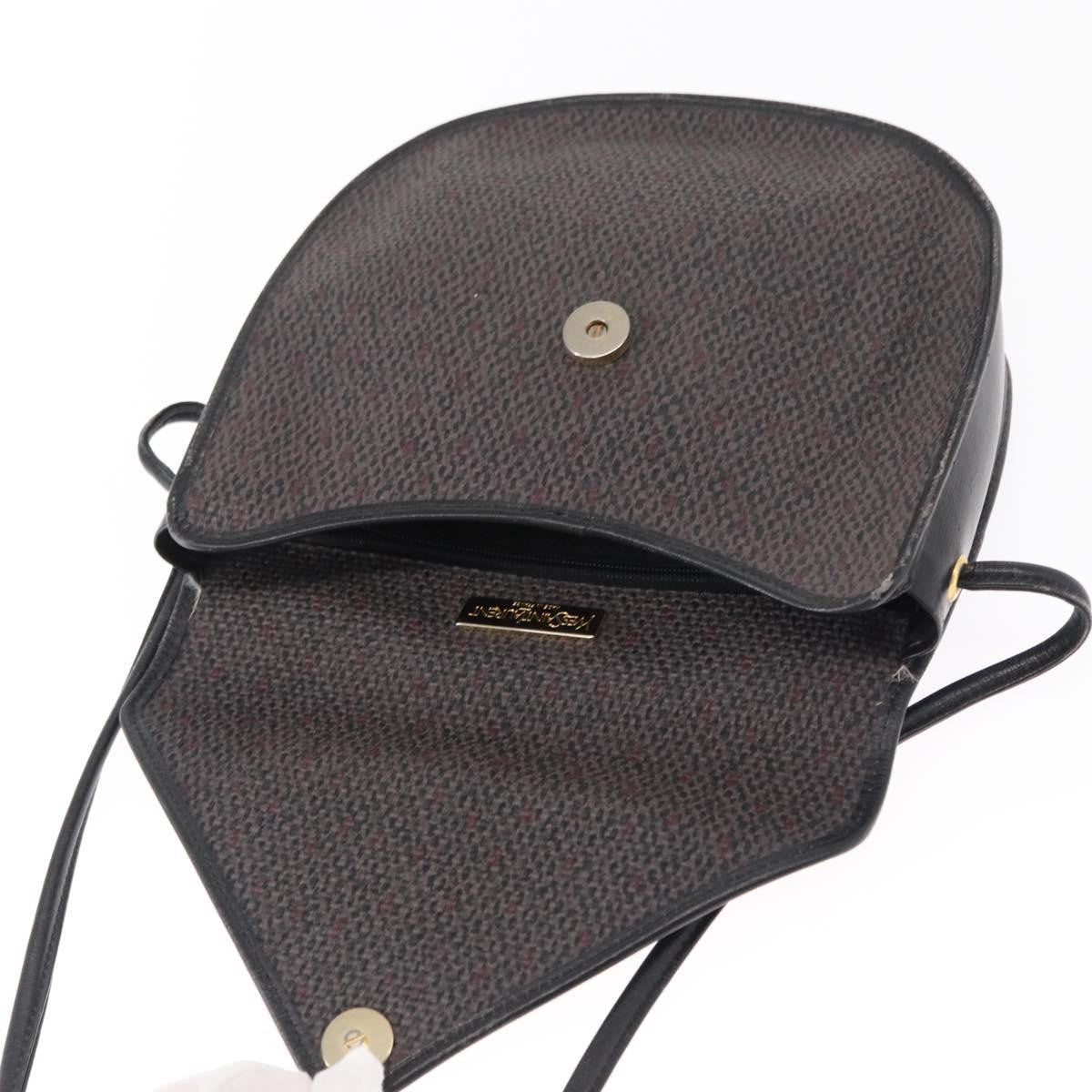 Saint Laurent Vintage Shoulder Bag Canvas, BLACK, CANVAS, Shoulder bag